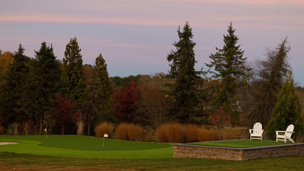 Custom landscape design and outdoor living installation at a private estate in Kennett Square, Pennsylvania